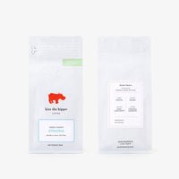 Front and back of the Ethiopia Girma Tamiru 250g coffee bag