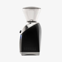 Baratza Virtuoso+ Coffee Grinder - side profile in Black with digital timer display