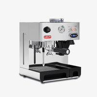 Lelit Anita Espresso Machine - side profile in Polished Stainless Steel