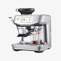Sage Barista Touch Impress Espresso Machine - side profile in Brushed Stainless Steel
