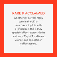 Rare and Acclaimed Coffee