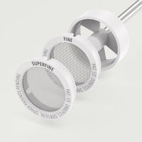Subminimal NanoFoamer micro-mesh screen attachment close-up detail