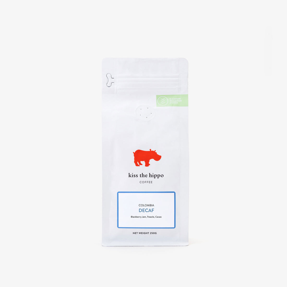 250g bag of Colombia El Indio Decaf, sugarcane EA decaffeinated coffee