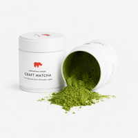 Kiss the Hippo Craft Matcha 30g tin, shade-grown stone-milled organic matcha