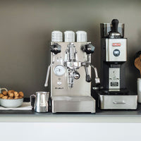 Lelit MaraX Heat Exchanger Espresso Machine in use brewing espresso