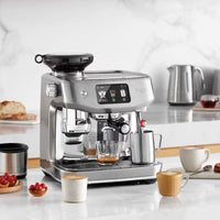 Sage Oracle Jet Espresso Machine in use brewing espresso